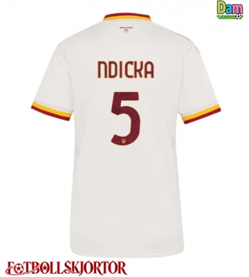 AS Roma Evan Ndicka #5 Bortatröja Dam 2026-27 Kortärmad